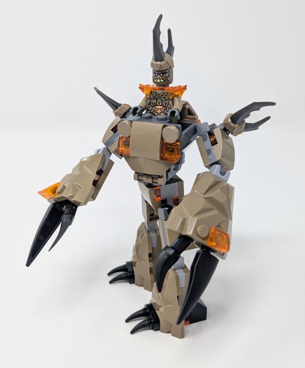 The mech emulates the details of its rider.