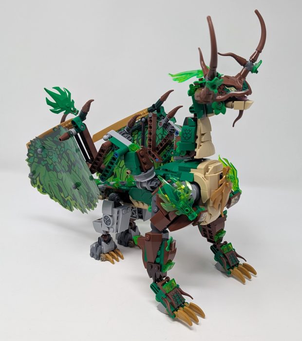 The dragon is the star of the set.