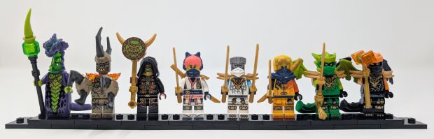 To no surprise, the largest set comes with the most minifigures.