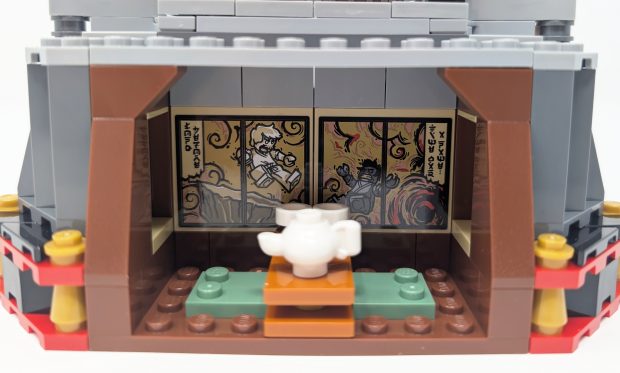 The tea room is the only interior detail.