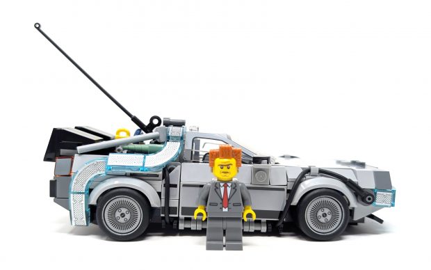 The DeLorean DMC-12 is not to scale.