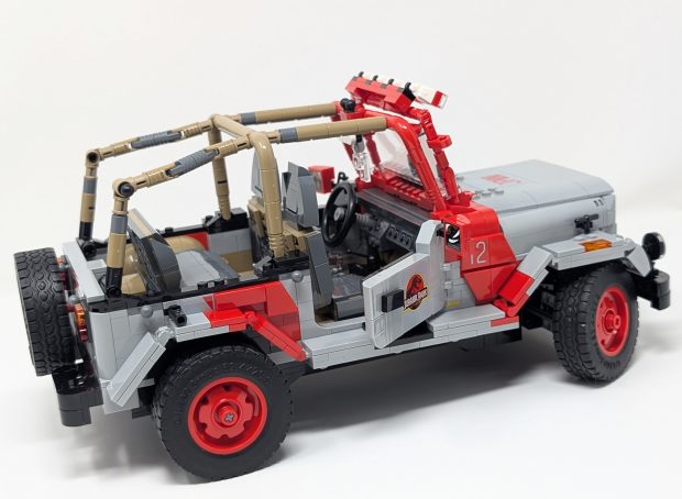 With soft top removed, the Jeep feels more spacious.