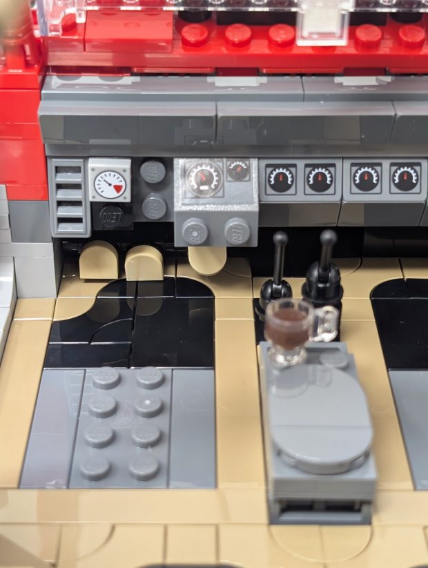 The Jeep is clearly a manual vehicle.