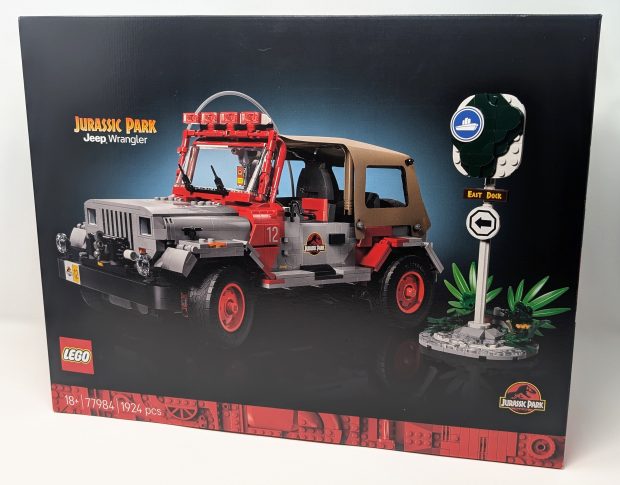 The iconic black box emphasizes the adult target audience.