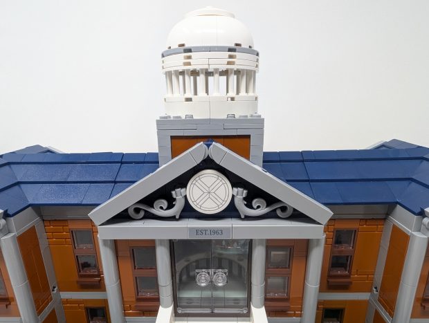 Ornate detailing crown off the structure.