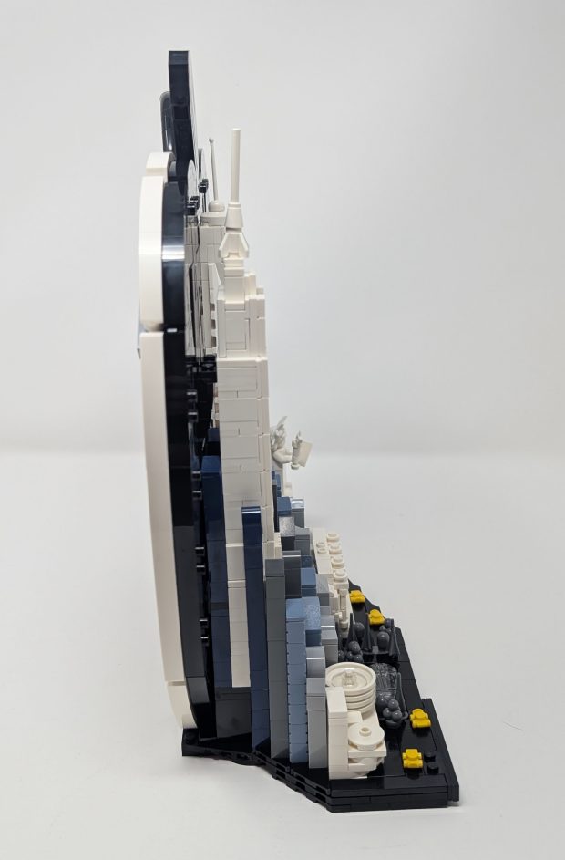 The city is built on a narrow footprint.